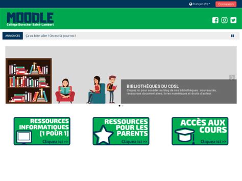 moodle cdsl|moodle durocher.